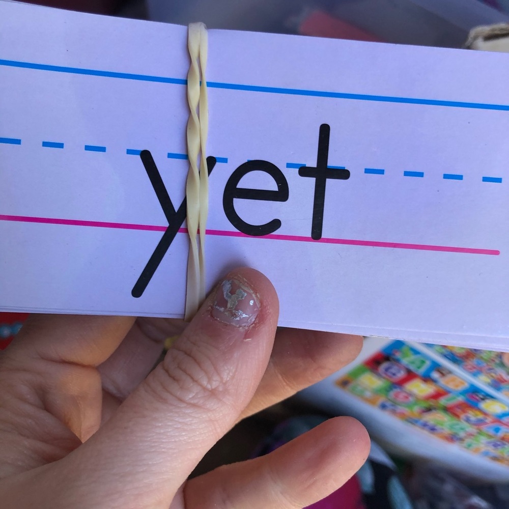 Word strips and name plates